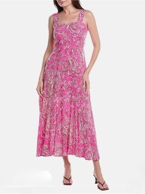 Vince Camuto Paisley Print Maxi Dress